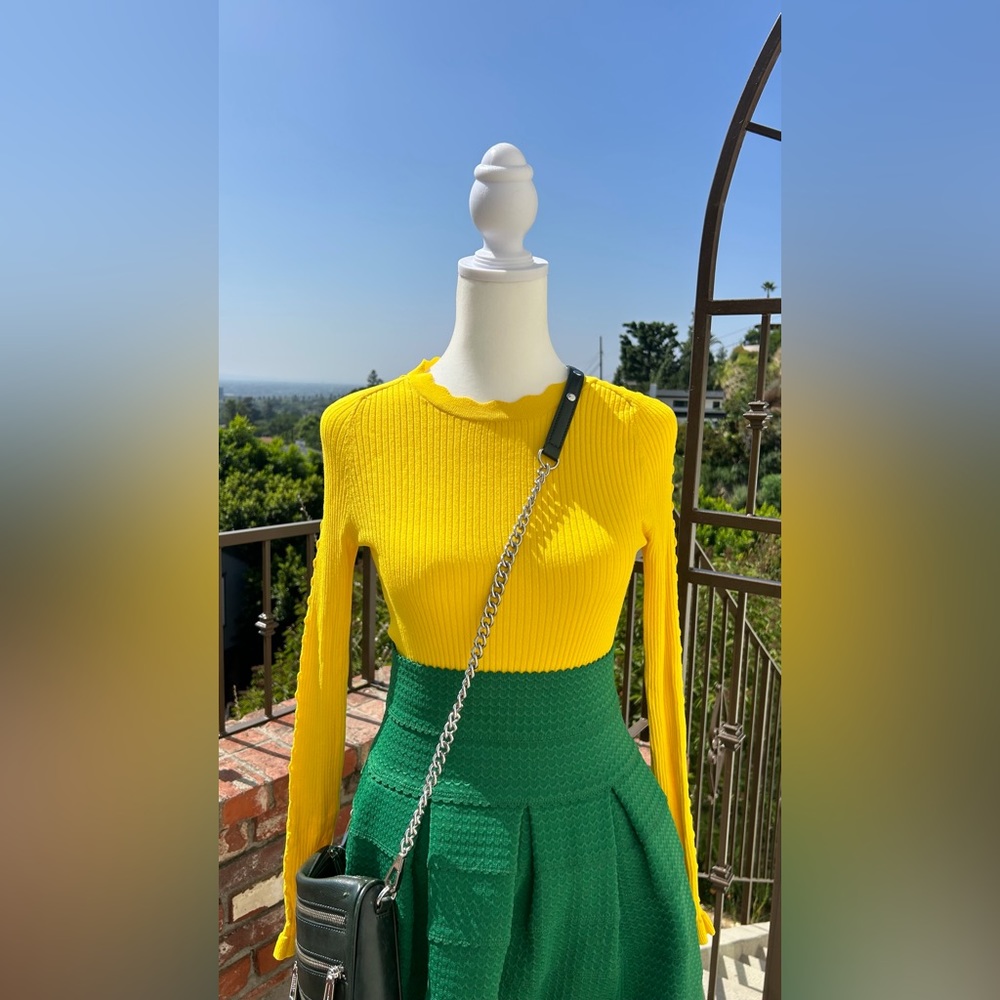 Ann Taylor yellow light sweater
